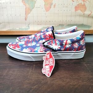 BRAND NEW VANS Floral Print Classic Slip-on Men's Size 11.0